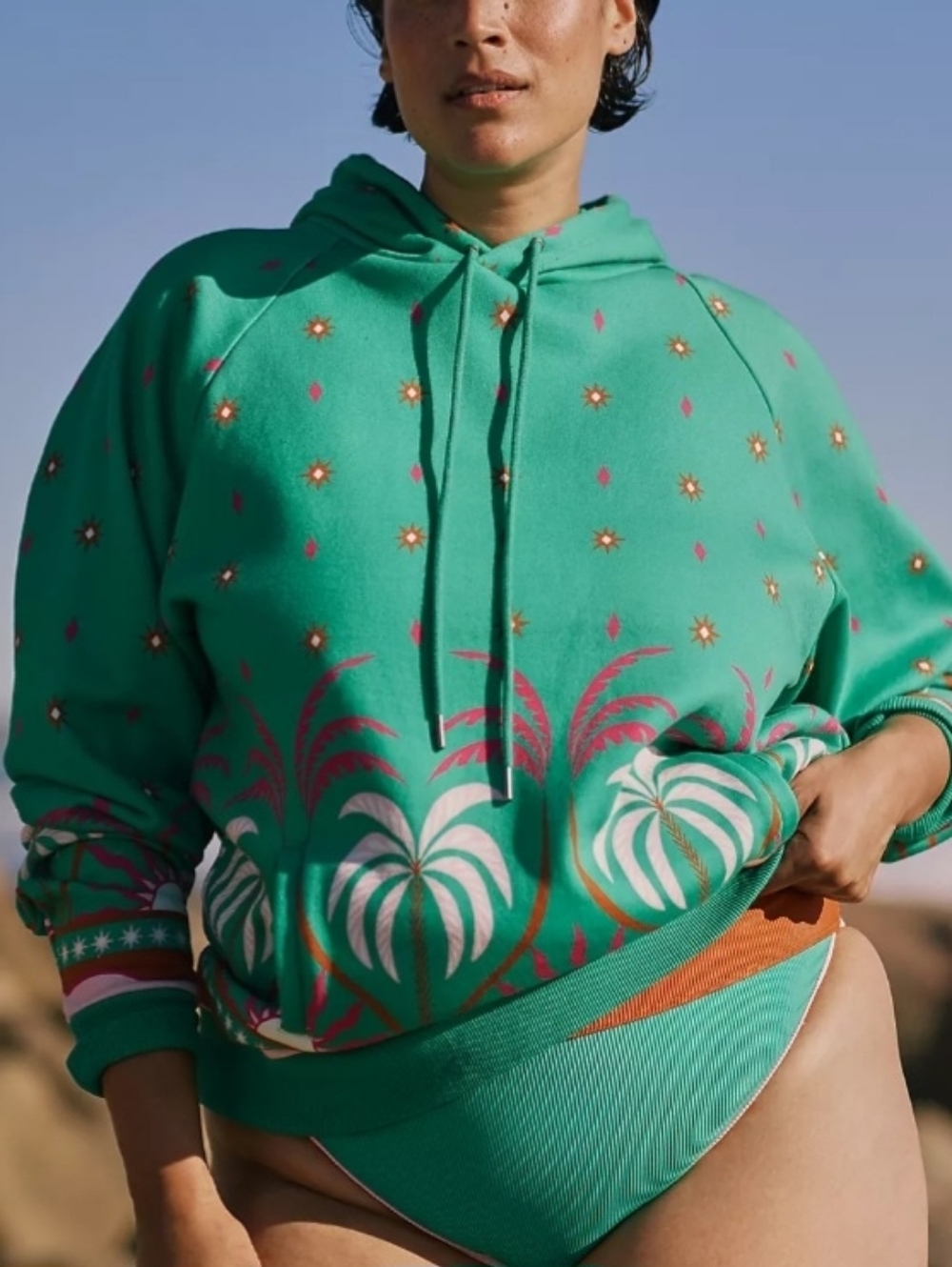 Beach Riot × Anthropologie Allisa Hooded Sweatshirt